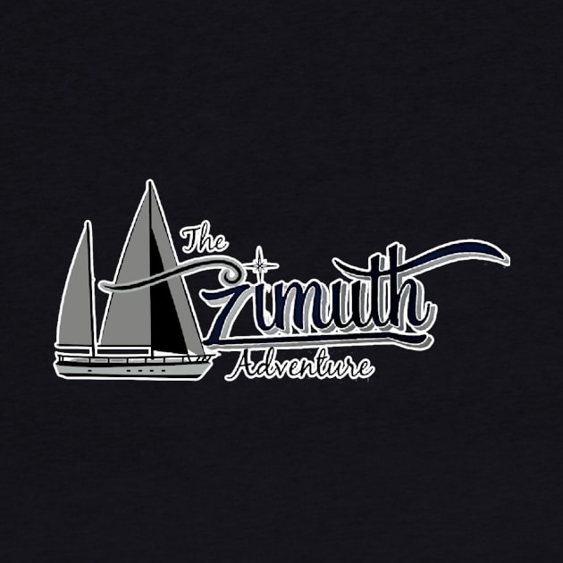 The Azimuth Adventure Logo 2 Highlighted Blanco by The Azimuth Adventure
